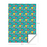 Diwali Gift Wrapping Paper Pack – 4 Sheets (50 × 70 cm Each), Teal Festive Design with Diyas, Candles & Lanterns – Premium Wrapping Paper for Diwali, Birthdays & Celebrations