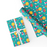 Diwali Gift Wrapping Paper Pack – 4 Sheets (50 × 70 cm Each), Teal Festive Design with Diyas, Candles & Lanterns – Premium Wrapping Paper for Diwali, Birthdays & Celebrations