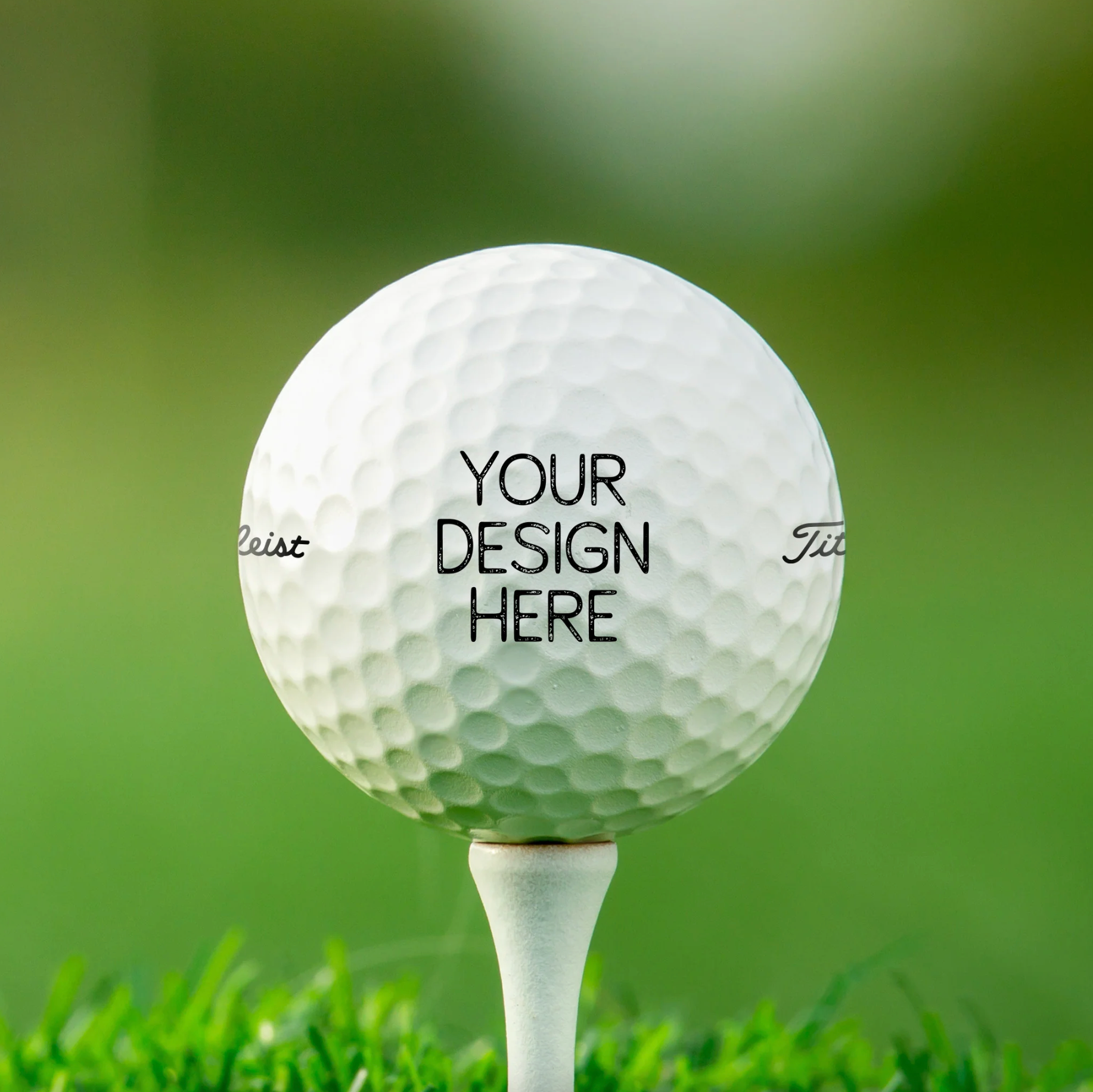 Custom design Personalised Golf Balls (6 Balls)