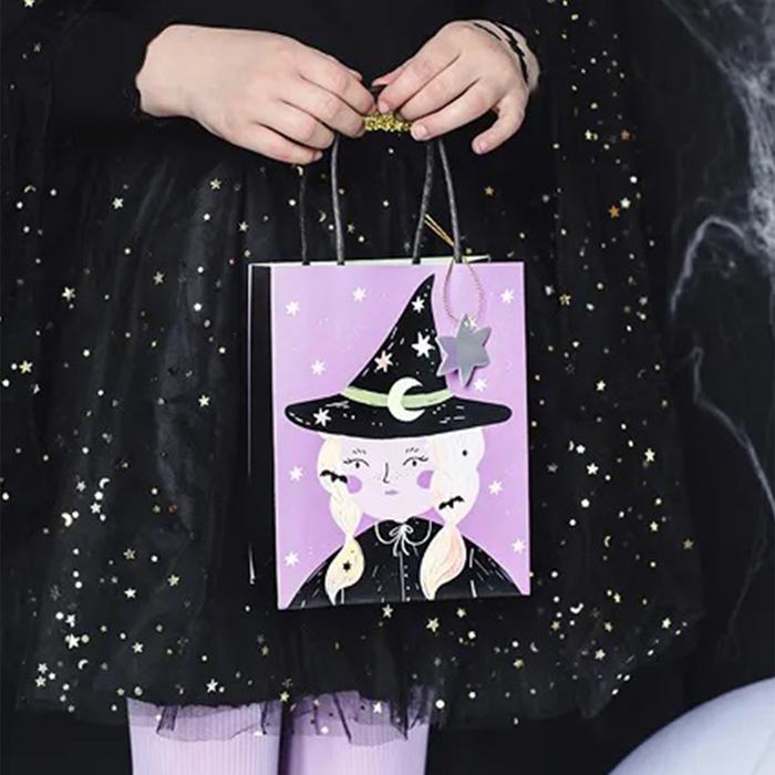 Gift bag Witch, mix, 8x14x18 cm