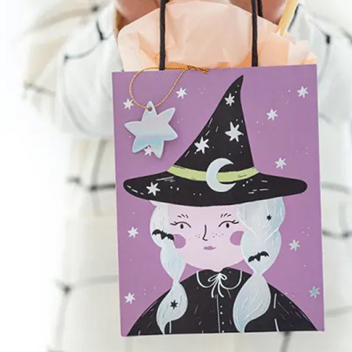 Gift bag Witch, mix, 8x14x18 cm