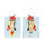 Gift bag Airplane, 10x35.5x24 cm, mix
