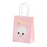 Gift bag Boo, pink, 14x18x8cm
