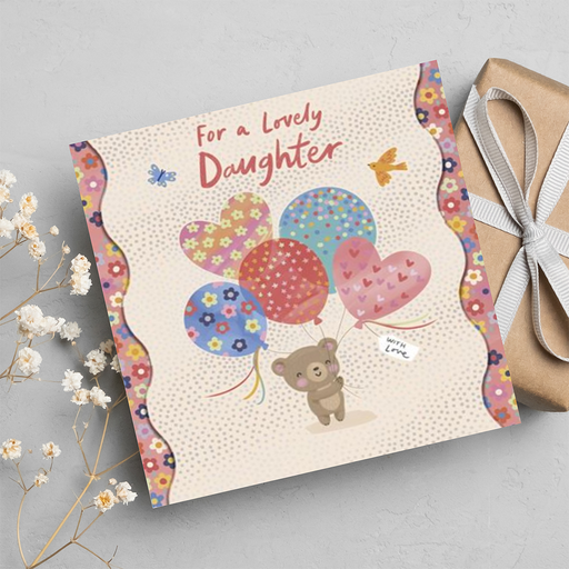 Happy Birthday Bday Daughter Greeting Card