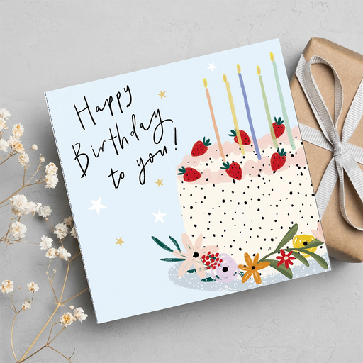 Happy Birthday to you - Uk Square Greeting Cards