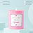 Scented Candle - Valentine To do list, Pink