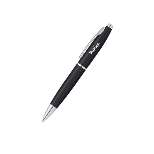 Personalised Cross Calais™ Matte Black with Polished Chrome Appointments Ballpoint Pen