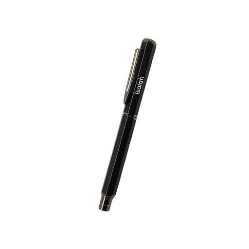 Personalised Premium Metal Roller Pen in Gift Box - Black