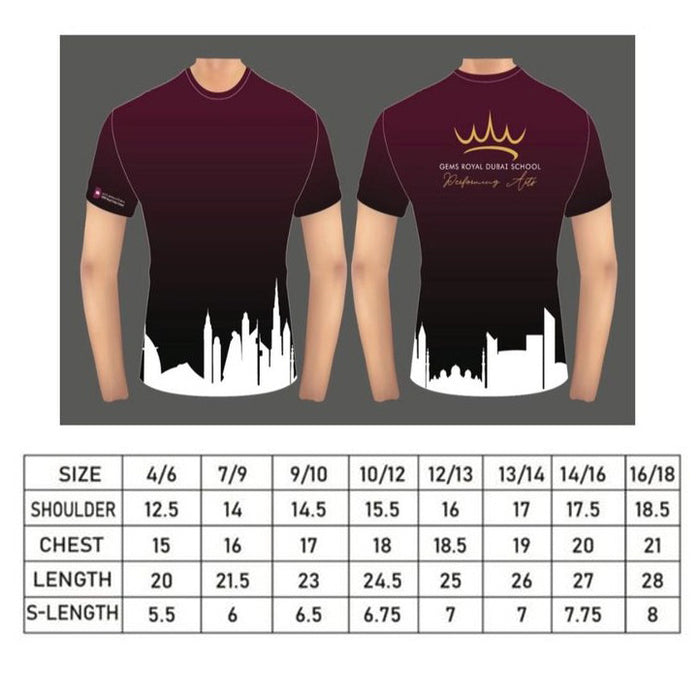 Performing Arts T-Shirt, GEMS RDS