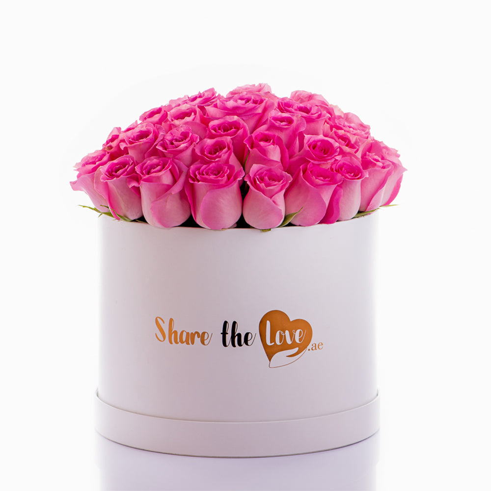 Pink Roses Box