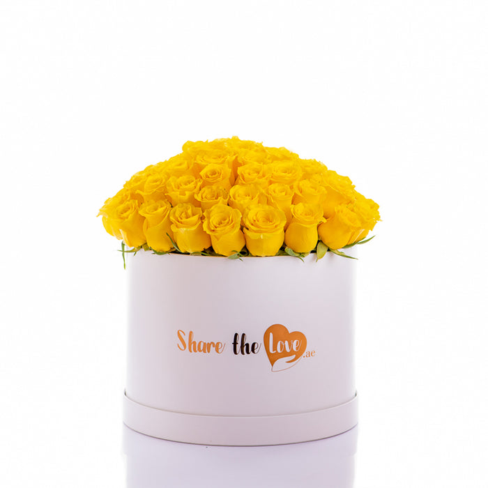Yellow Roses Box