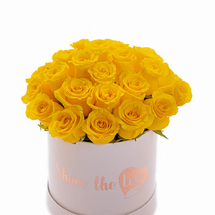 Yellow Roses Box