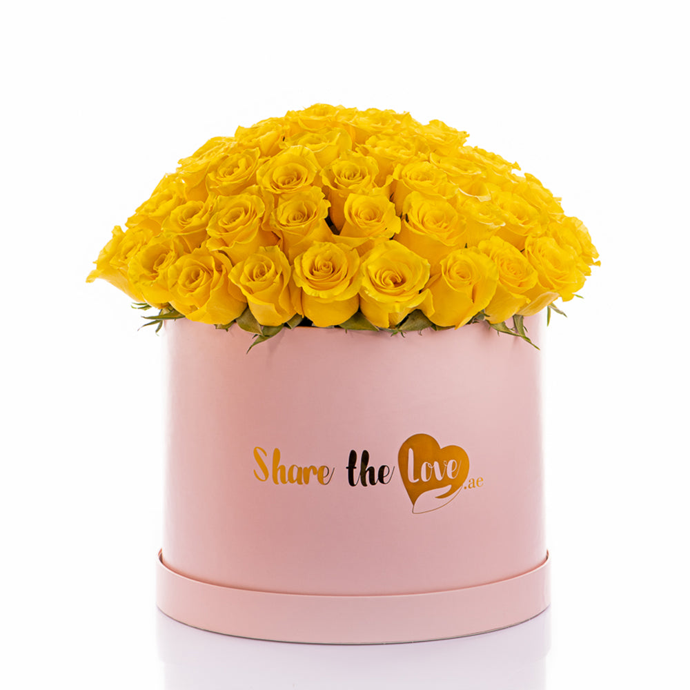 Yellow Roses Box