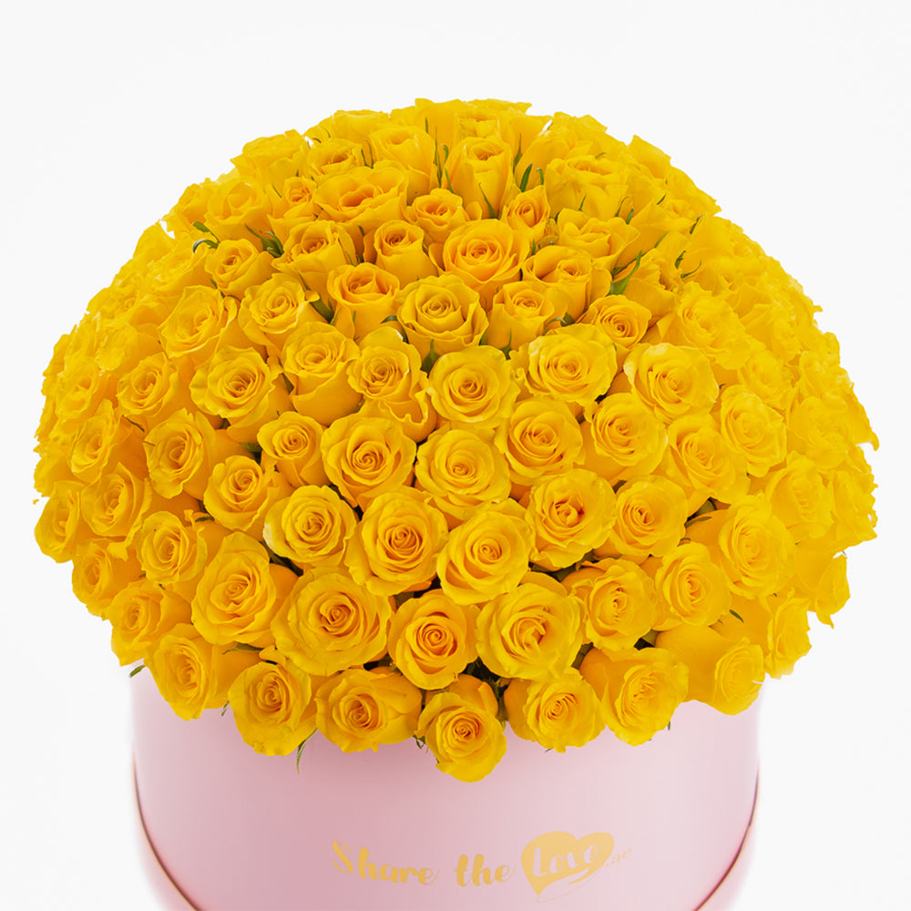 Yellow Roses Box