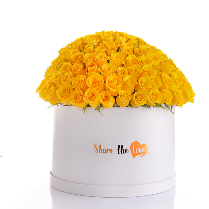 Yellow Roses Box