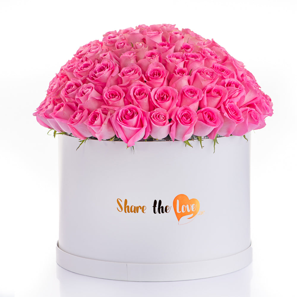 Pink Roses Box