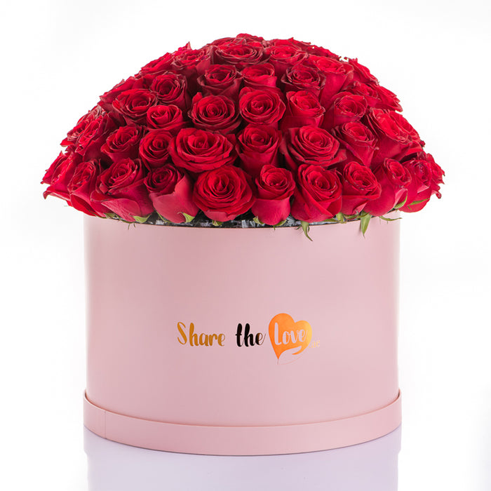Deluxe Red Roses Box