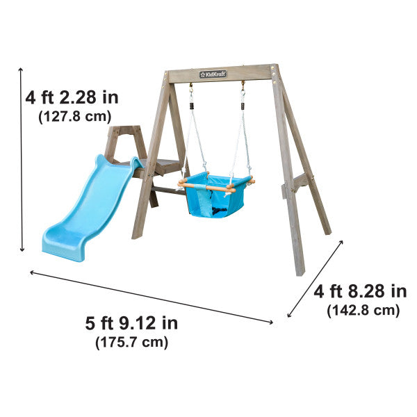 First Play Wooden Swing Set