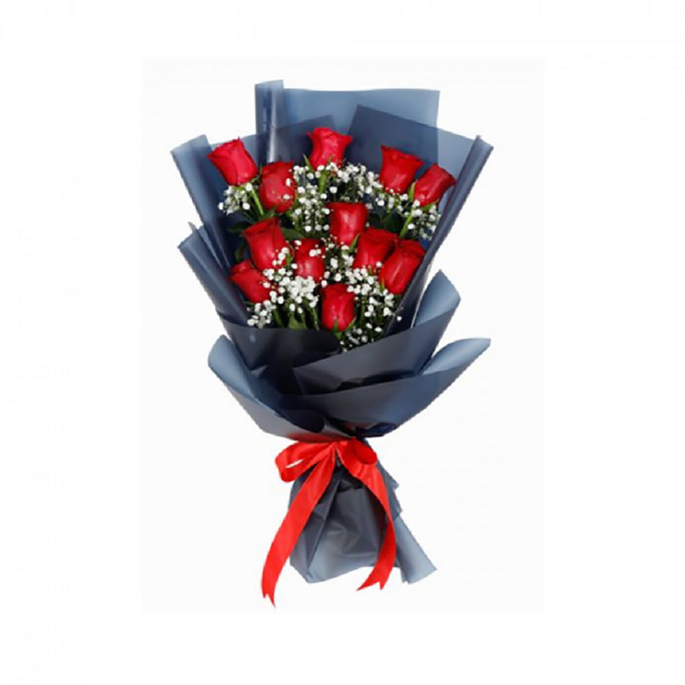 12 Red Roses Design 12 Red Roses