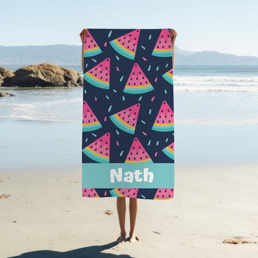 Personalised Towel - Watermelon Theme