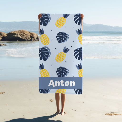 Personalised Towel - Beach Pineapple