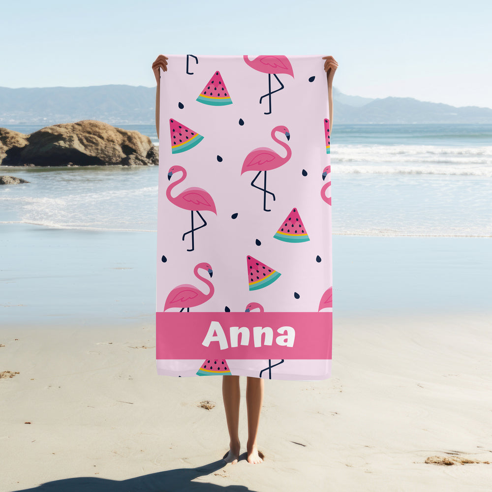 Personalised Towel - Pink Watermelon