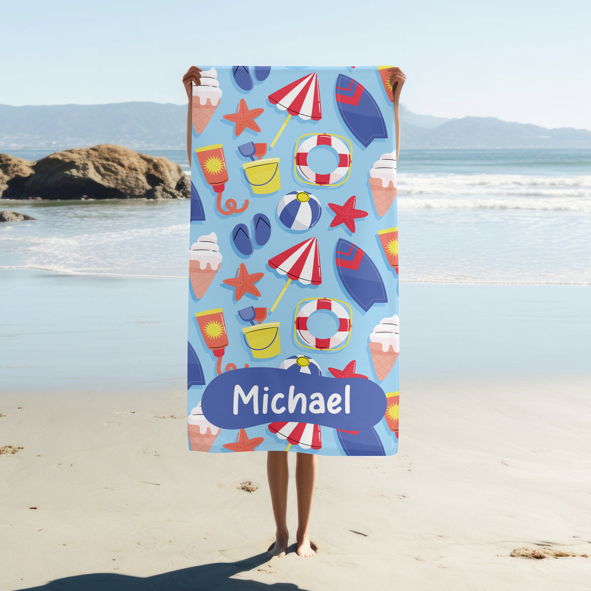 BEACH TOWEL CAMEOS CAN CAN main image 1