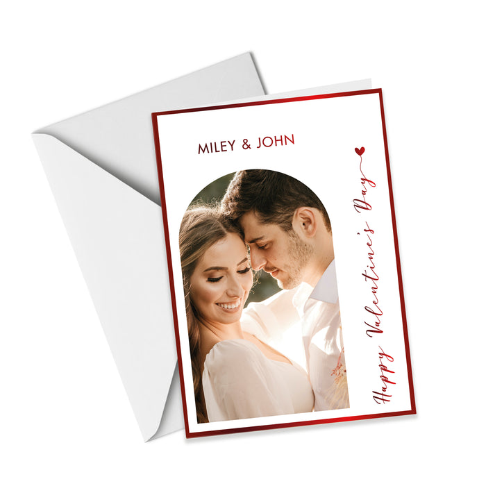 Valentine's Day Greeting Card (Foil)