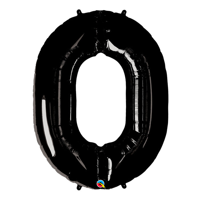 Black Numbered Balloon (All Numbers Available)