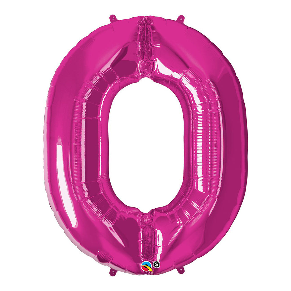 Magenta Large Numbered Balloon (All Numbers Available)