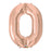 Rose Gold Numbered Balloon ( All Numbers Available)