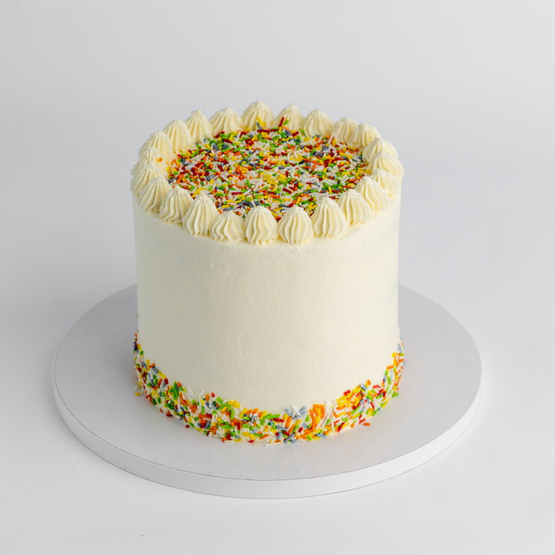 Rainbow Sprinkles Cake
