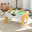 2-in-1 Activity Table with Board - Gray & Natural