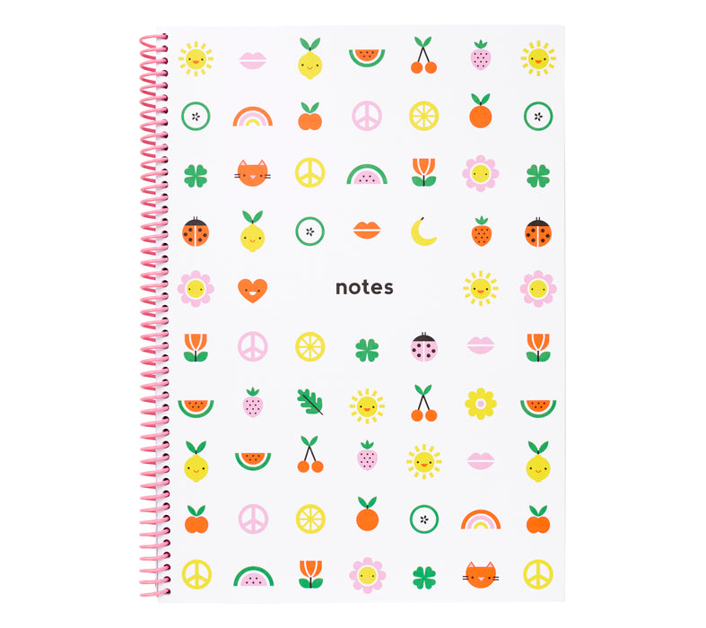 A4 Spiral Everyday Notebook Cute