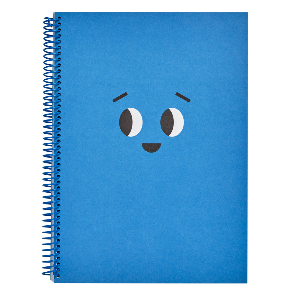 A4 Everyday Spiral Notebook Smile by kikki.K