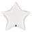 20" White Star Balloon