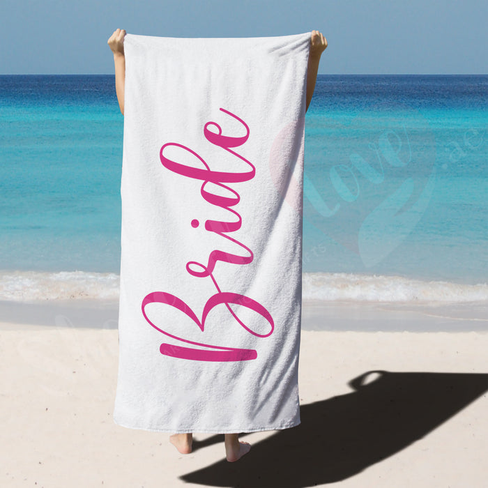 Bride Beach Towel