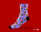 Christmas Purple Personalised Socks