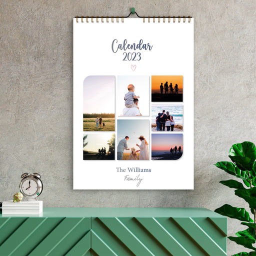 Personlised Wall Calendar - Cover