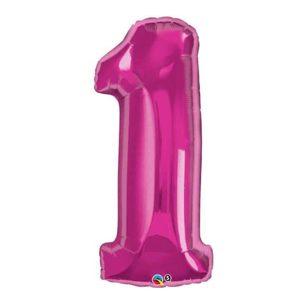 Magenta Large Numbered Balloon (All Numbers Available)