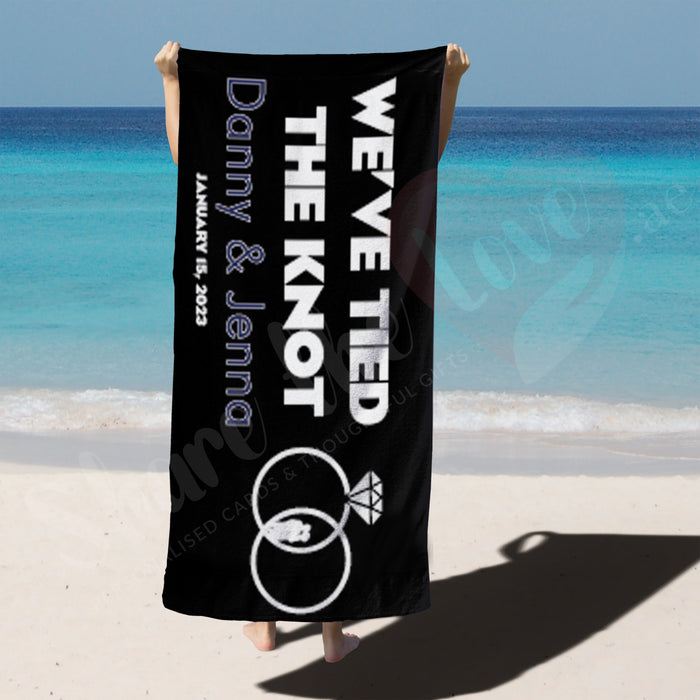 Personalised Towel - Wedding/Engagement