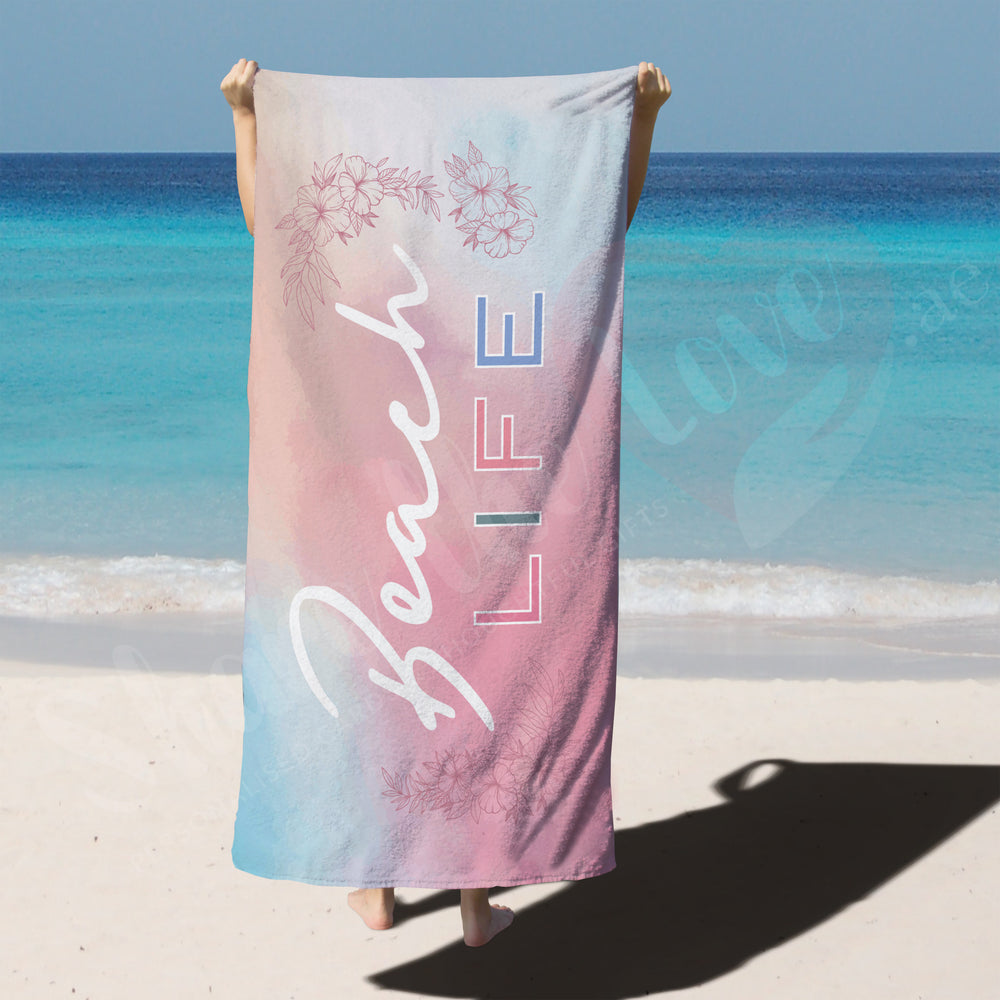 Beach Life Beach Towel