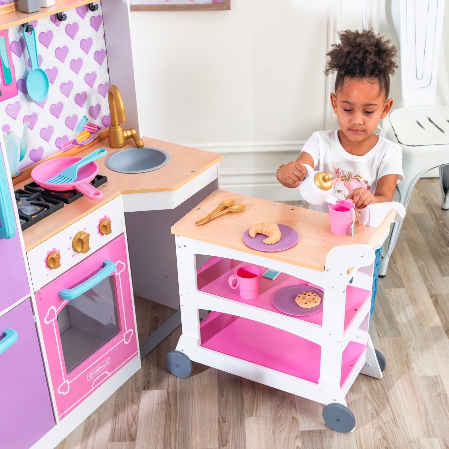 Sweet Snack Time Cart & Play Kitchen