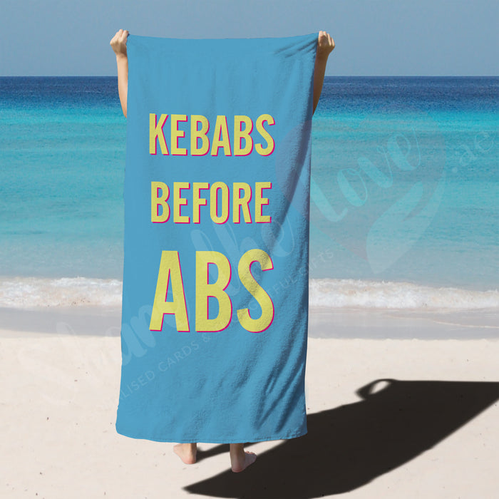 Kebabs - Before ABS Beach Towel