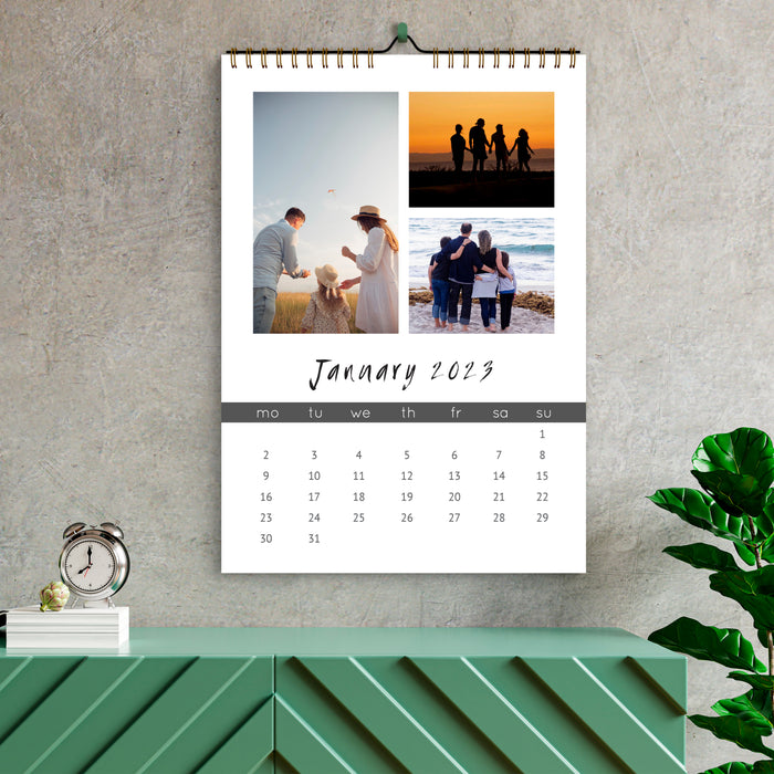 Personlised Wall Calendar - Month