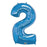 Blue Large Numbered Balloon ( All Numbers Available)