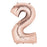 Rose Gold Numbered Balloon ( All Numbers Available)