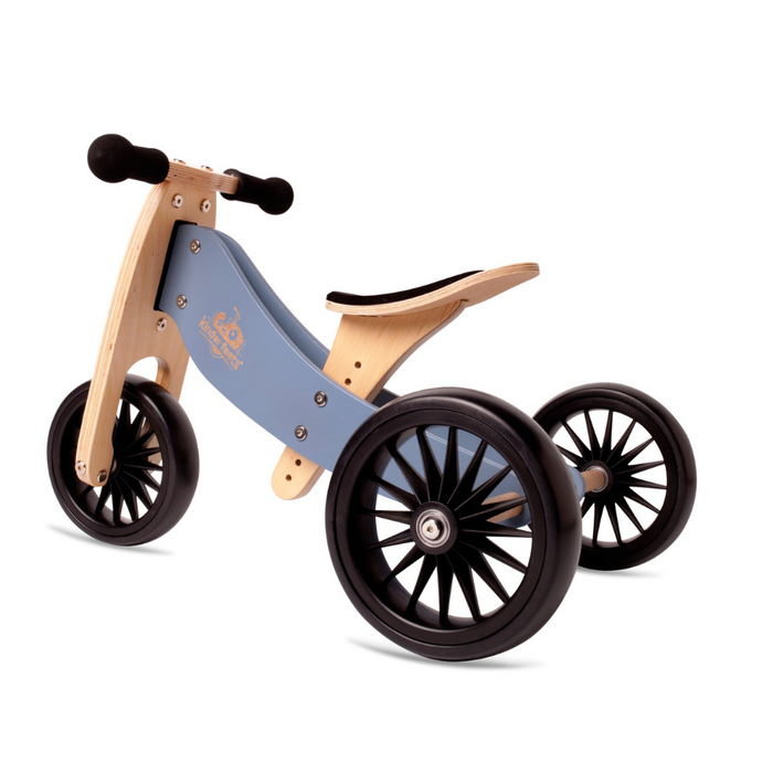 2-in-1 Tiny Tot PLUS Tricycle & Balance Bike - Slate Blue