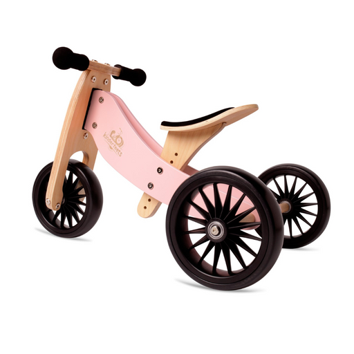 2-in-1 Tiny Tot PLUS Tricycle & Balance Bike - Rose