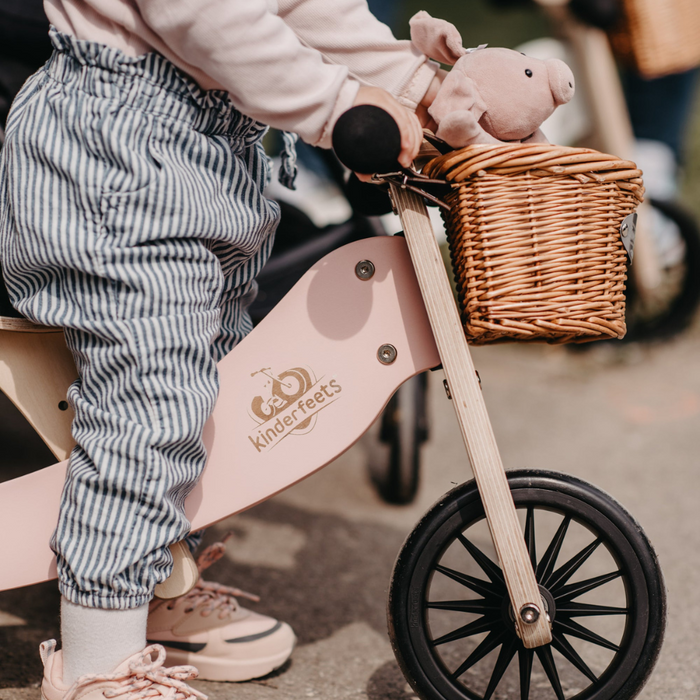 2-in-1 Tiny Tot PLUS Tricycle & Balance Bike - Rose